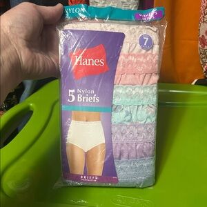Hanes Nylon Briefs - Pastel Pink, Mint, Lavender, Light Blue